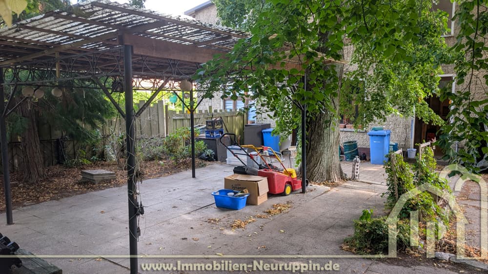 ehemaliger Biergartenbereich